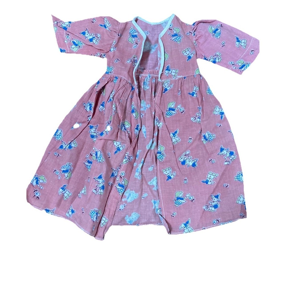 Antique Pink Blue White Green Robe  Doll Clothing for 12 Inch Doll Single